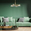 Lustre linéaire moderne Spoutnik Kulthum Light-1321051223