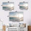 Ensemble de salon art mural blanc et bleu-422341624-422341628-422341634