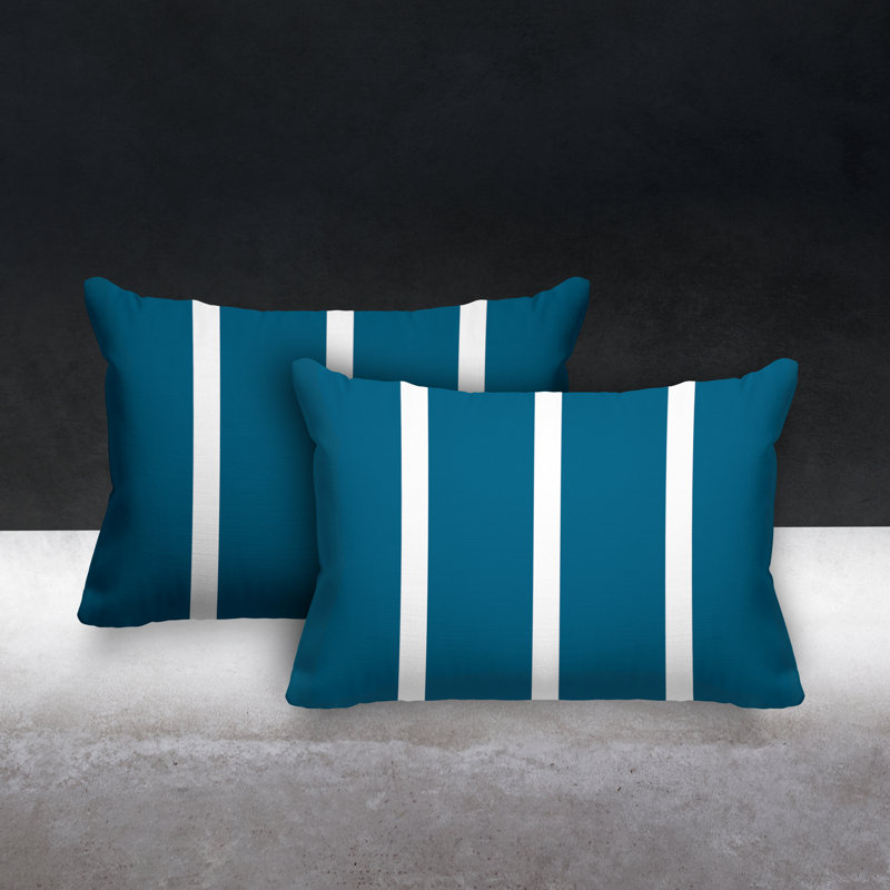 Coussin intérieur / extérieur Tripo, Turquoise