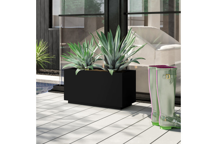 Metallic Series 1.5 Mm Thick Galvanized Steel Planter Box