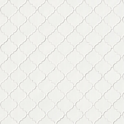 Lantern 11 in. x 15 in. Glossy Ceramic Mosaic Wall Tile
