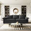 4 Seater Chenille Sofa-440502615