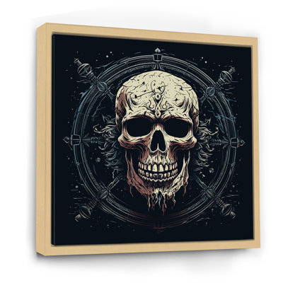 " Jolly Roger Rising Skull Symbol " Print