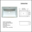 Plateau de meuble-lavabo simple Rosalio
