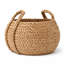 Panier de rangement décoratif et fonctionnel tissé à la main Cole et Grey Seagrass avec poignées tressées