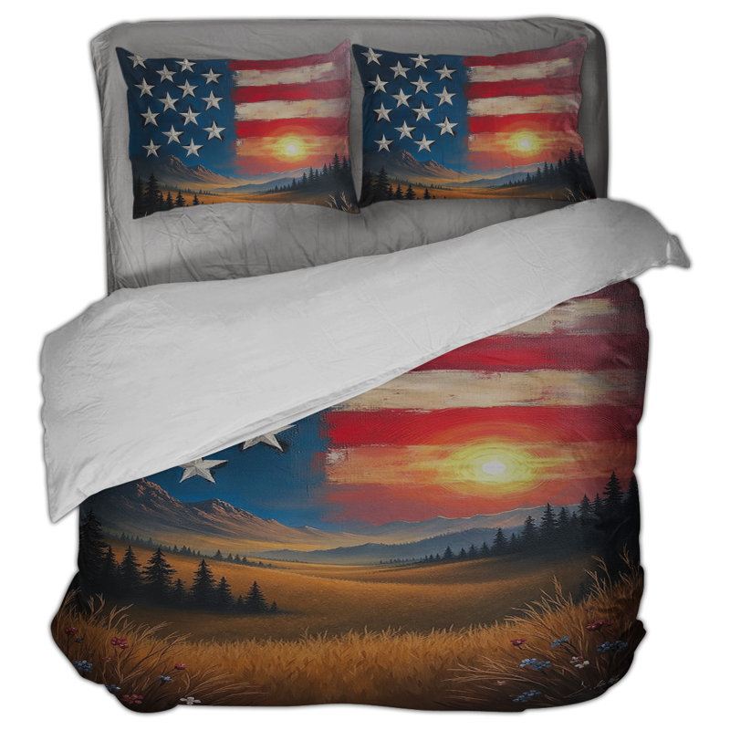 Freedom Comforter Set, King Comforter + 1 Standard Pillowcase