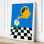 Watering the Daisy Modern - Wrapped Canvas-572583688-572583699