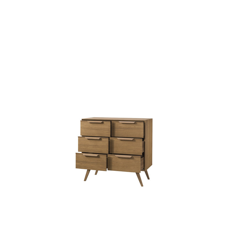 Noriella 105cm W 6 - Drawer Chest of Drawers