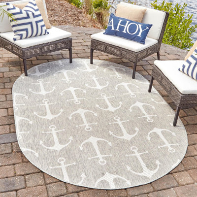 Outdoor Ayton Area Rug Sea Sand Colour