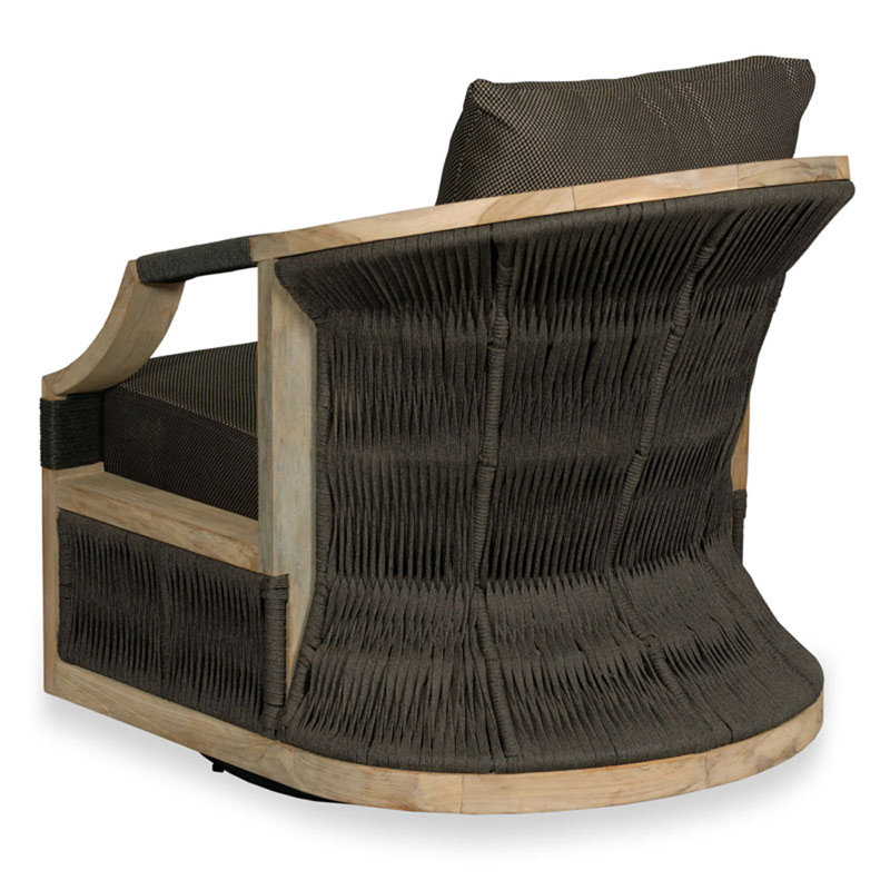 Bellevue Outdoor Teak Swivel Lounge Chair