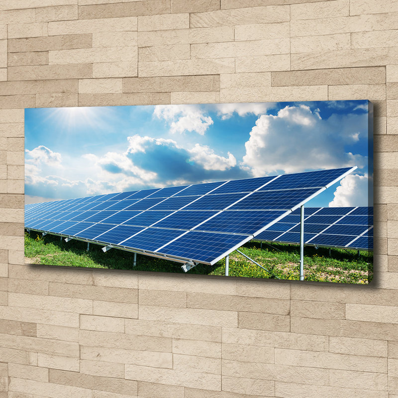 Solar Batteries - No Frame Print on Canvas