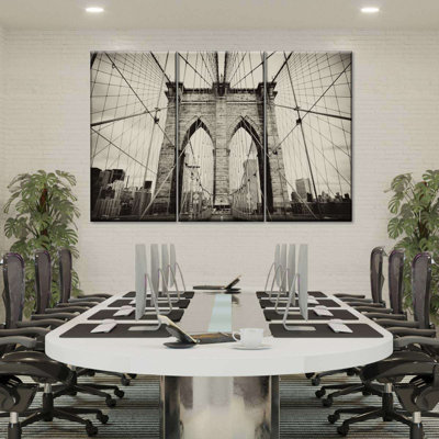 Pont de Brooklyn monochrome 3 pièces