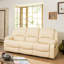 Manervia 3 Seater Faux Leather Reclining Sofa-289488740