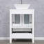 Meuble-lavabo double 60 po avec comptoir en bois manufacturé, lavabo vasque, robinet et bonde -1223650321
