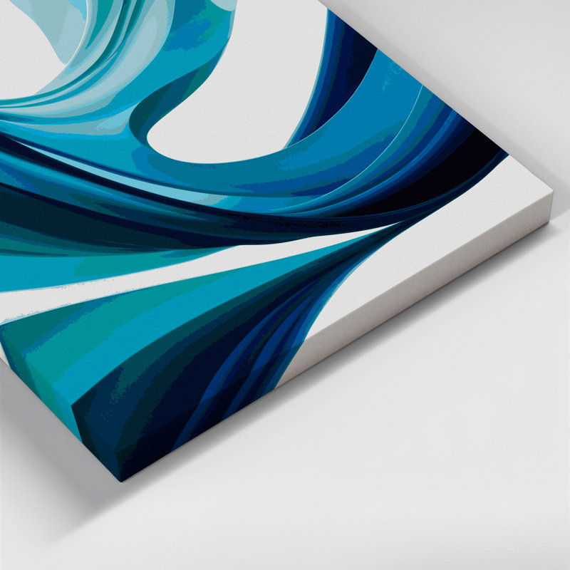 Gradient Abstract 41 Green Canvas Wall Art
