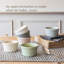 over&back Stoneware Multicolored Ramekin Set - Six Mini Dishes Perfect For Sides, Dips, Creme Brulee, Desserts, And More - Easy-to-stack All-occasion Place Settings - 4" X 4" X 2.25" - Semi-matte