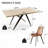 Kettner Modern Kitchen Dining Table Set, 48-63'' Extendable Table with Upholstered Dining Chairs-130905064-127660555-127660554