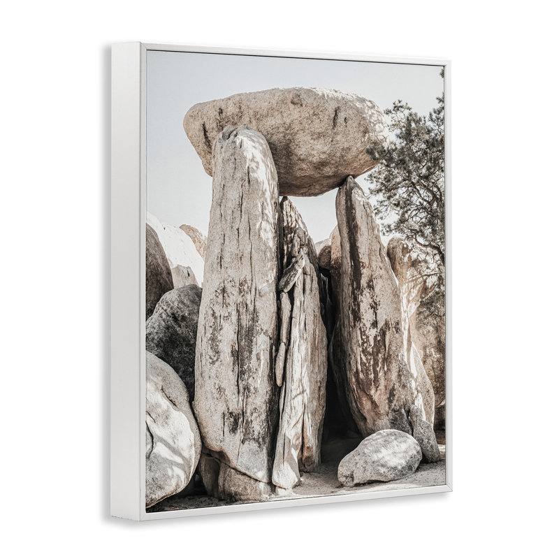 Art équilibré, art giclée par Incado, Giclée encadrée blanc bord de mer, H 20 po x l 16 po