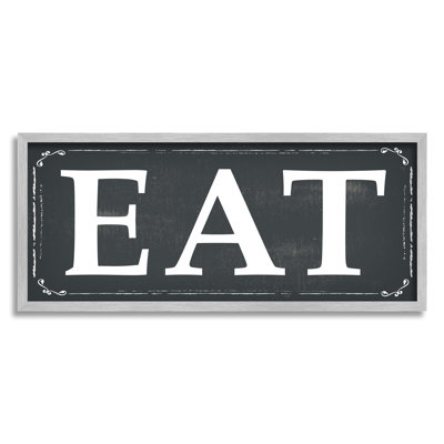 EAT noir et blanc