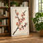 Spring Blossoms Japandi 1 Piece Wrapped Canvas Wall Art-1558568648-1558568646