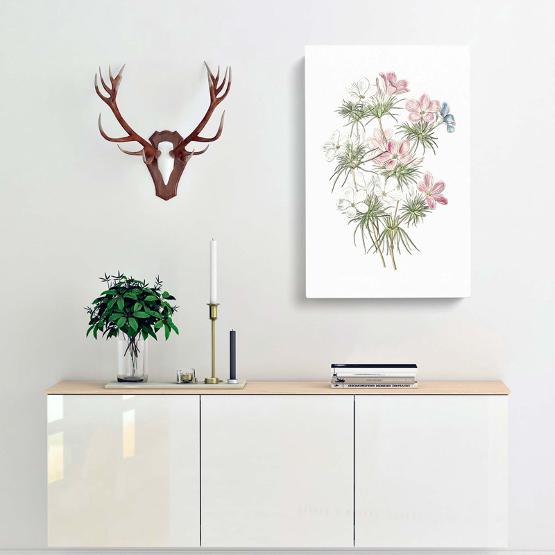 Mixed Leptosiphon Flowers - Wrapped Canvas Painting Print, 60cm H x 40cm W x 3cm D