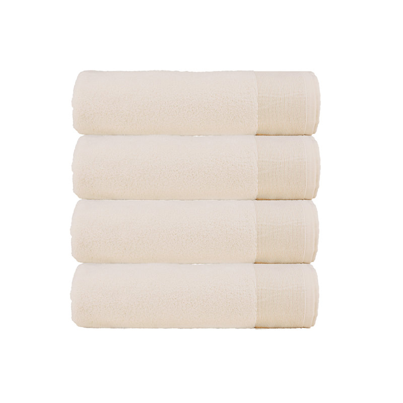 Hardeman Plush Bath Towel, Cream