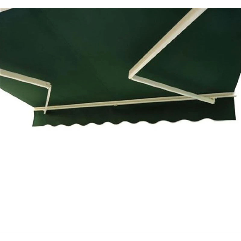 Dakota Fields Grey Cover Retractable Patio Awning, Green, 4m W x  3m D