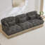 Canapé 3 places confortable en chenille à imprimé léopard, bord à pampille délicat, canapé modulaire à la mode moderne, dossier et siège ergonomiques, assemblage facile, siège profond pour le salon-247482970-247482971