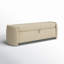 Kalevi 60" Boucle Storage Bench-93949679