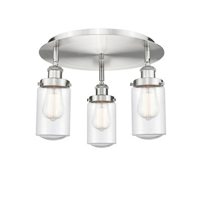 Erkson Glass Flush Mount