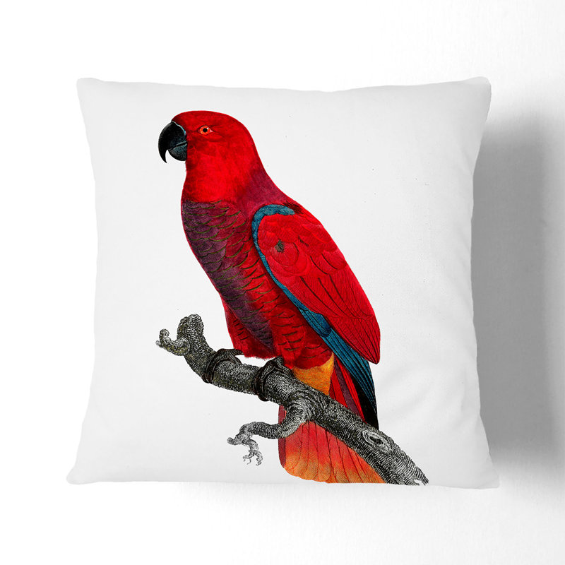 Square Cushion, White, 40cm H x 40cm W x 15cm D