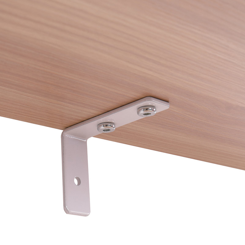 Cayton 5 Piece Industrial Pipe Shelves, Walnut