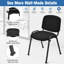 Chaise de salle d'attente en maille empilable 24,5 po avec structure en métal