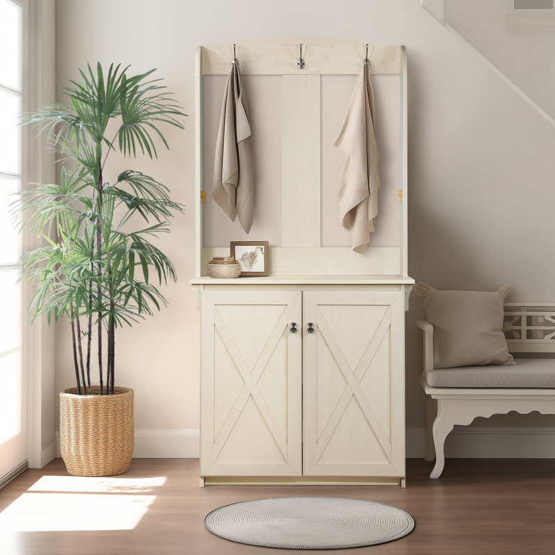 Portemanteau Safura 32,5 de large, Beige