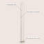 Lampe sur pied DEL 59,5 po Kohlman