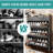Shoe Cabinet for Entryway, Narrow Shoe Storage Cabinet with 3 Flip Drawers and 2 Top Drawers, Modern Shoe Rack Organizer Cabinet for Hallway, Apartment, Living Room, White-848714686