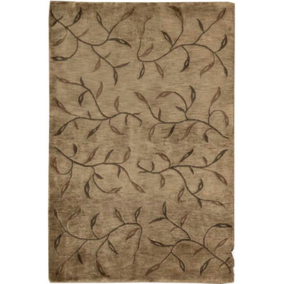 Hand-Knotted High-Quality Green Area Rug