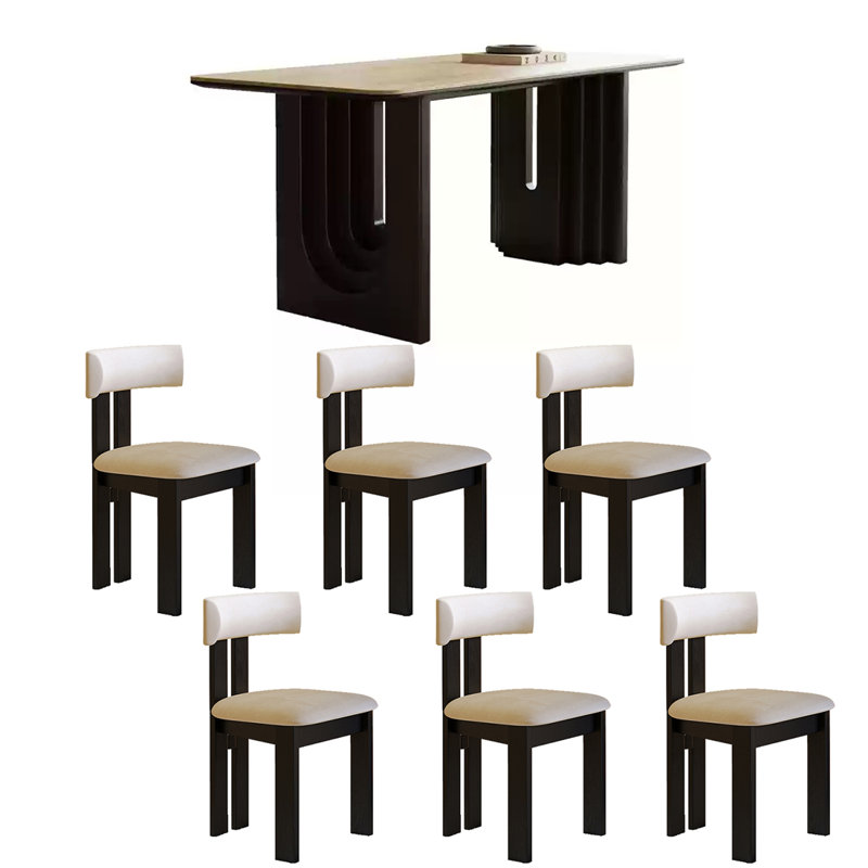 Ensembles de tables de salle à manger modernes et modernes., H 29,53 po x L 62,99 po x l 31,5 po
