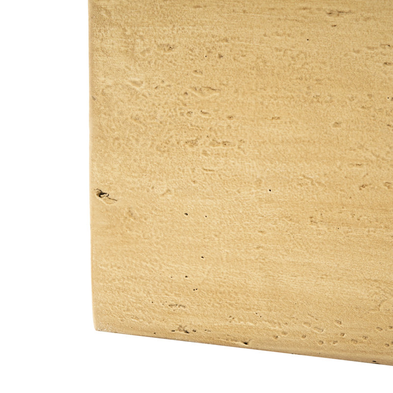 Jardinière rectangulaire faite à la main de 31 po de largeur, 16,15 po de profondeur, brun antique, prête à l'emploi, avec drainage 31 po x P 16,15 po x H 14,5 po, sans assemblage, pour le contrôle