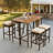 4 - Person Rectangular Outdoor Counter Height Dining Set