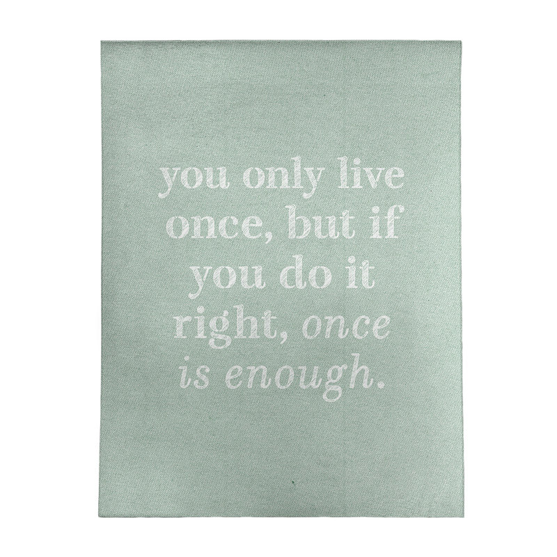 Quotes Chenille Indoor Rug, Rectangle 5' x 7'