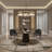 Jackeline 31.1" W 8-Light Crystal Drum Chandelier-1262035194