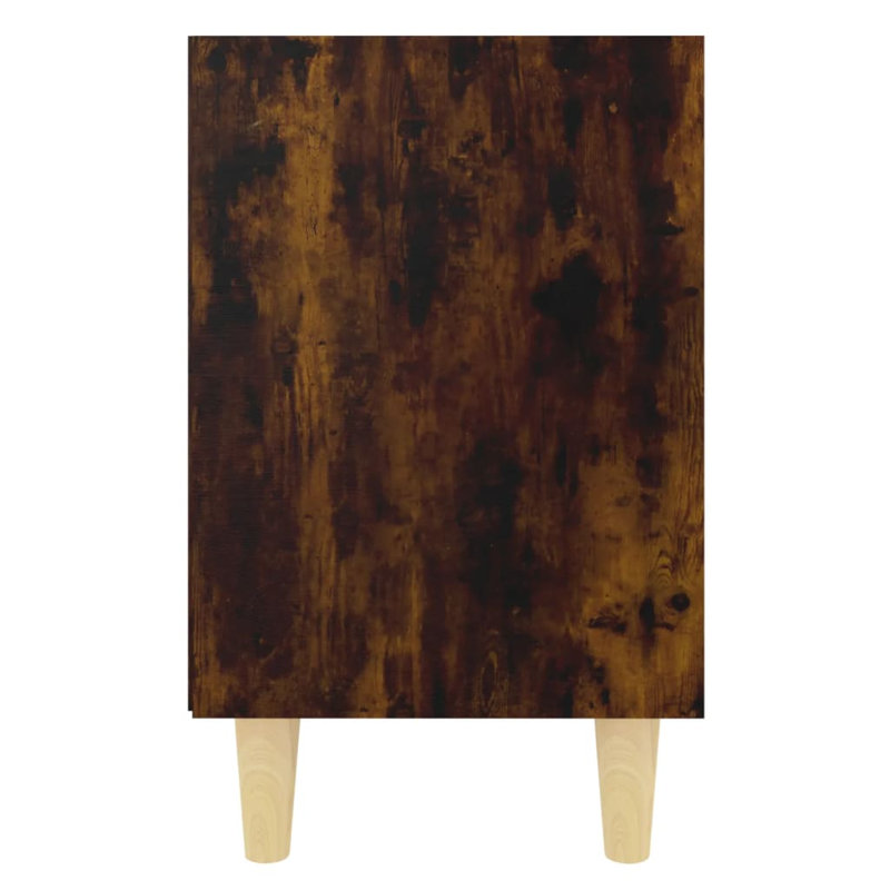Southwell 40 cm W Bedside Table, Smoked Oak