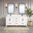 Anand 72'' Double Bathroom Vanity with Quartz Top-254775590