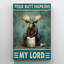 Impression sur toile, "Moose Your Bout Napkins My Lord"-465698807