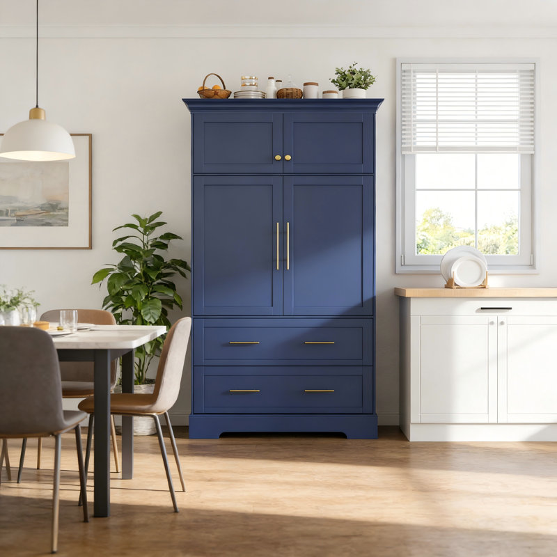 Armoire de rangement Farmhouse, Marine