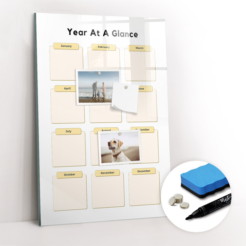 Magnetic Glass Dry Erase Board