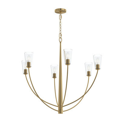 Reines Six-Light Linear Chandelier