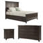 Ensemble de chambre à coucher configurable avec très grand lit Kingery