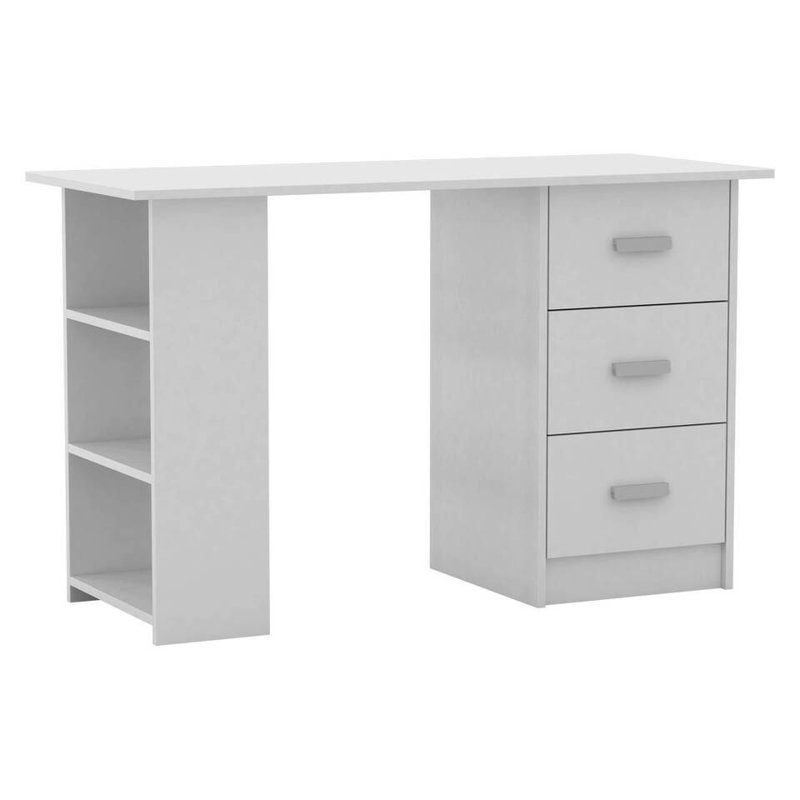 Sonnette Rectangle 49cm L Computer Table, White